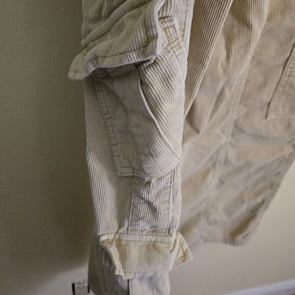 Urban Outfitters BDG Y2K Cargo Corduroy Pants Pockets Baggy Trending Size M - Picture 9 of 11